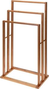 Bathroom Solutions bambusz törölközőtartó 3 rúddal