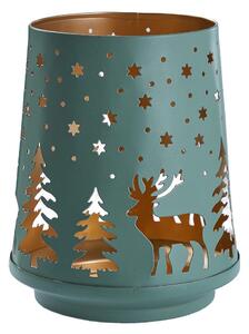 MOUNTAIN LODGE fém lámpás 15 cm , zöld