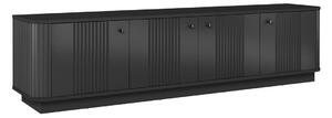 Vesper 4D TV szekrény 187 cm - fekete / fekete fogantyúk