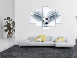 Kép - léggömb szárnyakkal (150x105 cm)
