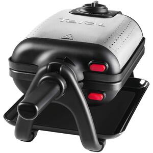 Tefal WM756D gofrisütő 2 gofri(k) 1200 W Fekete, Rozsdamentes acél