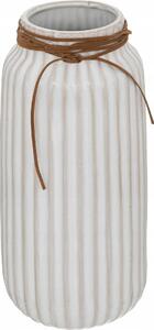 Jarrón De Cerámica "le Cafe Bordelais" H28cm Blanco