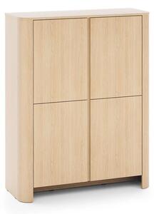 Sorrenti magas komód 103 cm - vicenza tölgy