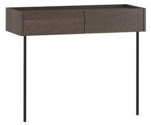 Dunari fiókos fémlábas konzolasztal 100 cm - dunin tölgy