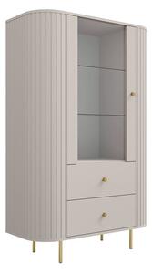 Lento fiókos vitrin 98 cm - homokbézs