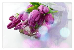 Kép - csokor tulipán (90x60 cm)