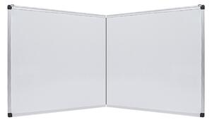 OfficeCity kihajtható mágnestábla alumínium kerettel 120x240 cm (FW-120240) törölhető mágnes tábla, fehértábla
