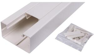 Simon Connect Kanał jednokomorowy Cabloplus PVC 90x55mm czysta biel TK12081/9 /2m/