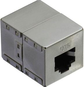 Value RJ45 csatlakozóaljzat RJ45 Átalakító CAT 6 60 m Ezüst (fémes)
