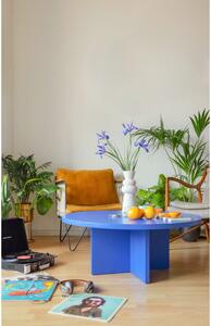 Kék kerek dohányzóasztal ø 80 cm Pausa – Really Nice Things