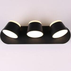 Beltéri fali LED lámpa 3*14W fekete (INDOOR-LED-1052-3-BLACK)