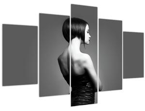 Egy elegáns nő képe (150x105 cm)