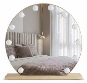 LED Tükör HOLLYWOOD L. Gold 50 cm