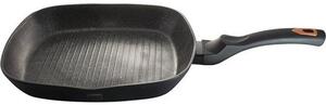 BerlingerHaus BH/1794 Granit Diamond Line Grill Serpenyő - 28 cm, Matt Fekete