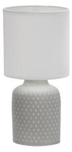 Szürke asztali lámpa textil búrával (magasság 32 cm) Iner – Candellux Lighting