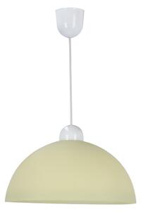 Krémszínű függőlámpa üveg búrával ø 22 cm Vanilia – Candellux Lighting