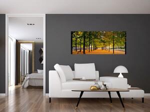 Egy kép az őszi fák sikátorából (120x50 cm)