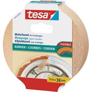 Tesa KURVEN (56534-00001-00) Krepp szalag Bézs (H x Sz) 25 m x 38 mm 1 db