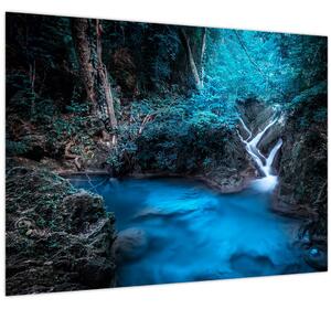 Kép - Varázslatos éjszaka egy trópusi erdőben (70x50 cm)