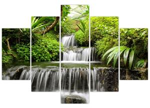 Kép - vízesés az esőerdőben (150x105 cm)