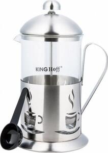 Kinghoff KH-4831 Nyomós Tea/Kávé Készítő 600 ml