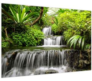 Kép - vízesés az esőerdőben (90x60 cm)