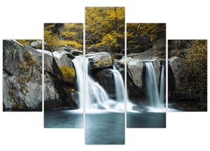 Kép - vízesés, Lushan, Kína (150x105 cm)