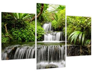 Kép - vízesés az esőerdőben (90x60 cm)