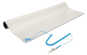 StarTech.com Anti-Static Mat - 25" x 27.5" Electrical Grounding Desk Pad - For Home or Work - Beige (M3013) desktop anti-static mat