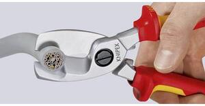 VDE kábelvágó olló, Knipex 95 16 200