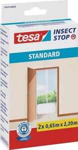 TESA® STANDARD szúnyogháló ajtóra, 2,2 x 1,3 m, fehér