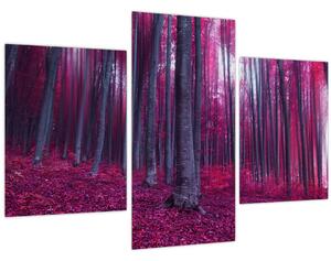 Egy rózsaszín erdő képe (90x60 cm)