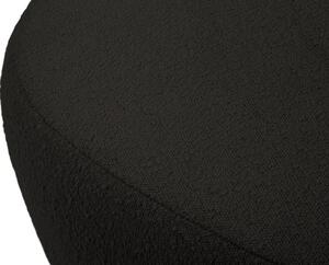 MICADONI Saamit fekete szövet oszmán puff 76 x 67 cm