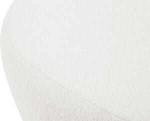 MICADONI Saamit fehér szövet puff 76 x 67 cm