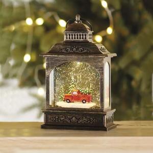 Karácsonyi LED-es lámpás autóval, időzítővel