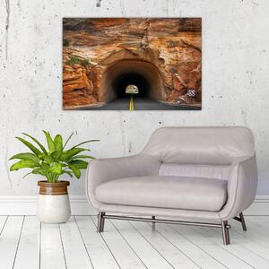 Kép - alagút a sziklaban (90x60 cm)
