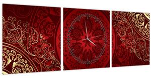 Kép - Arany mandalák (órával) (90x30 cm)