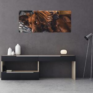 Egy kép fekvő kutyákról (120x50 cm)