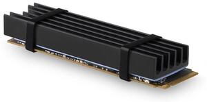 Axagon CLR-M2L10 alumínium passzív hűtő M.2 SSD-hez