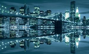 Fotótapéta - New York és a Brooklyn Bridge (152,5x104 cm)