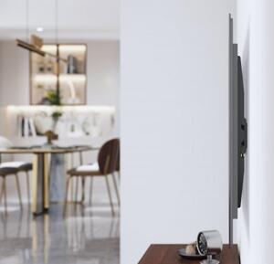 Manhattan TV állvány - Fali fix ultravékony TV állvány Fekete (max.VESA:400x400)(32"-55"-ig) 45kg teherbírás