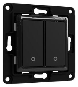 Shelly Wall Switch 2 fali kapcsoló 2 gombos fekete
