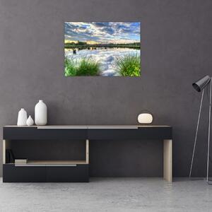 A tó és a nád képe (70x50 cm)
