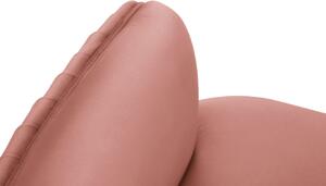 MICADONI Moss rózsaszín bársony fotel