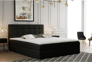 CAMILA ágy 160x200 cm Fekete