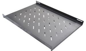 WP RNA Fix rack polc 1U 600x350mm fekete (WPN-AFS-41060-B)