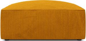 MICADONI Rubin mustársárga kordbársony puff 93 x 93 cm