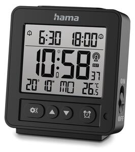 Hama 00185895 Rhodos LCD Rádiójel vezérelt Ébresztőóra - Fekete