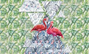 Fotótapéta - Flamingók (152,5x104 cm)