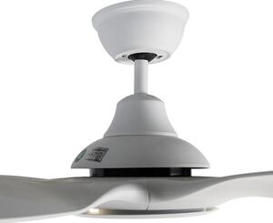 Modern mennyezeti ventilátor fehér LED-del, távirányítóval - Fimm